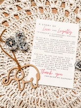 Load image into Gallery viewer, FRIENDSHIP / SISTERHOOD / MOTHER & DAUGHTER ELEPHANT ORNAMENT
