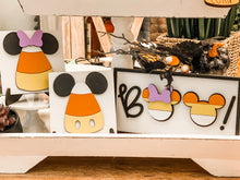 Load image into Gallery viewer, Candy Corn Mickey/Minnie