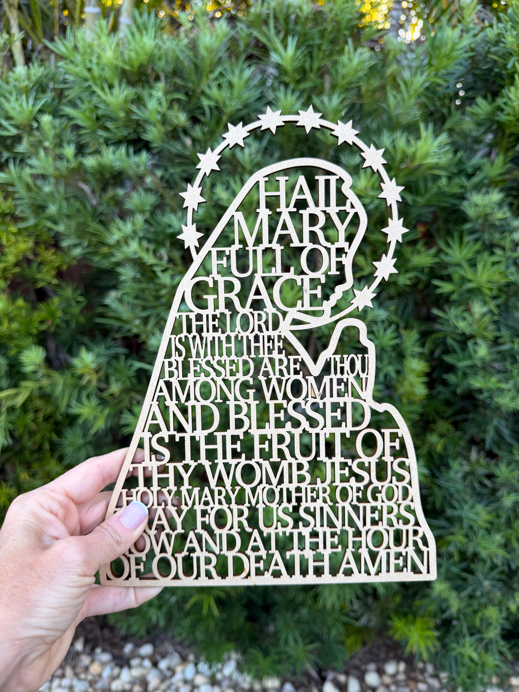 Hail Mary Silhouette