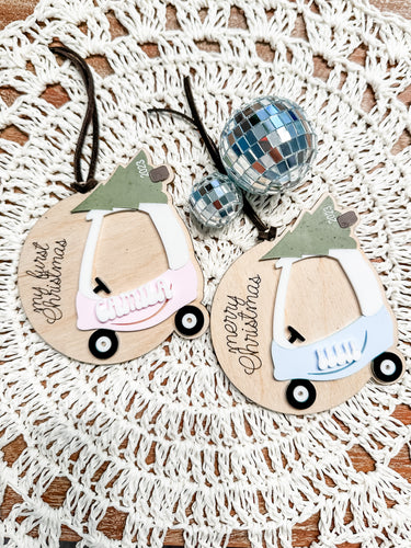 Custom Cozy Coupe and/or VW Christmas Ornament