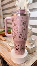 Load image into Gallery viewer, Custom Butterfly 40 oz Tumbler