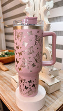 Load image into Gallery viewer, Custom Butterfly 40 oz Tumbler
