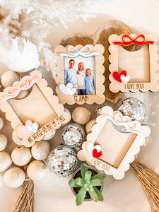 Valentine Photo Frame Magnet/Visor Clip