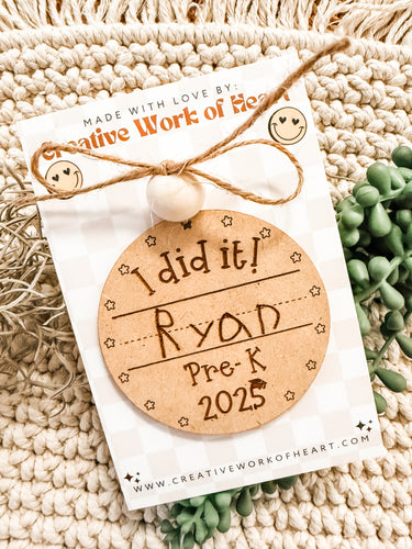PreK/Kinder Graduation Keepsake