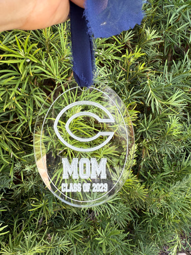 Acrylic Mom Car Charm