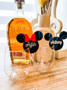 Mouse Inspired Drink Tags