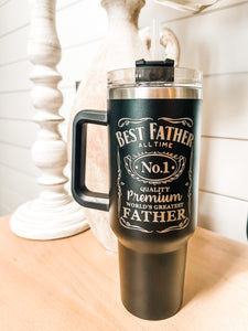 40 ounce Tumbler with handle