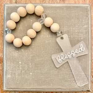 Car Rearview Mirror Rosary