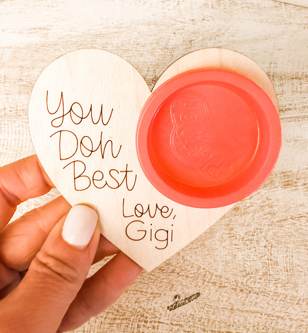 Play-Doh Valentine's Cards