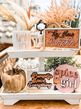 Load image into Gallery viewer, Sweater Weather &amp; Pumpkin Spice Everything Wood Signs