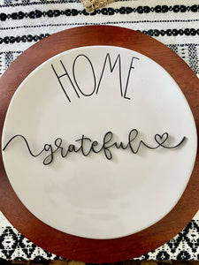 Holiday Place Setting Words