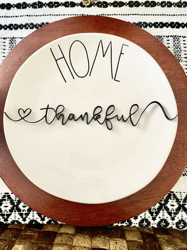 Holiday Place Setting Words
