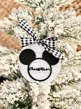 Load image into Gallery viewer, Shiplap Mickey Ornament