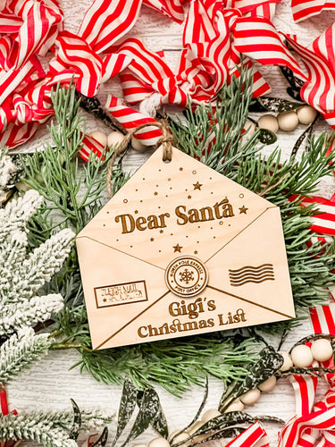 Letter to Santa Keepsake Ornament