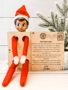 Elf on the Shelf Post Card