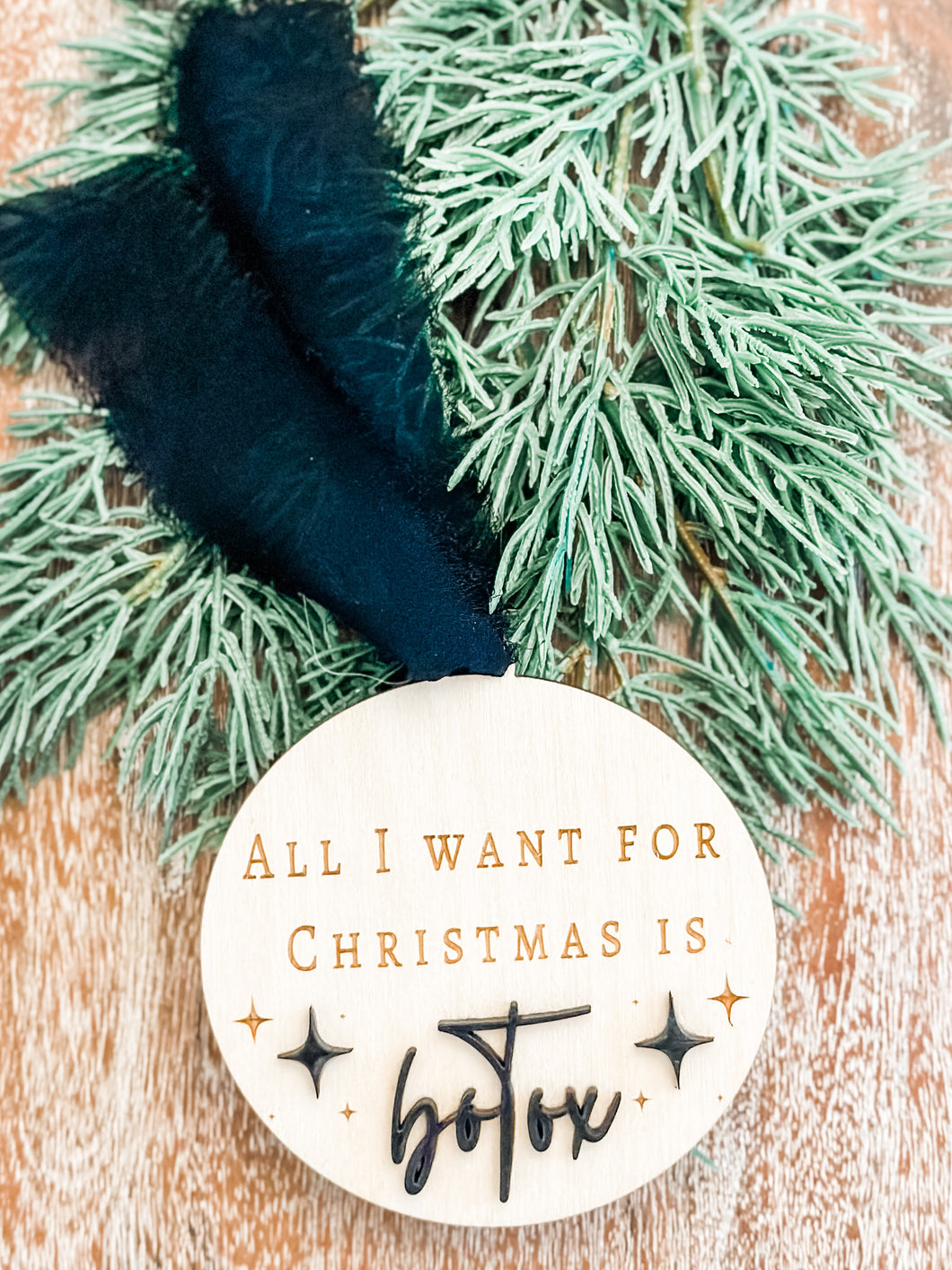 Tox for Christmas Ornament and/or Mini Sign