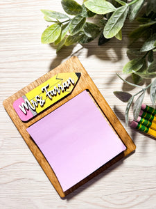 Teacher Sticky Note/Post-it Note Holder