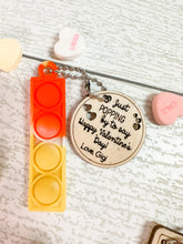 Load image into Gallery viewer, Valentine Pop Keychains and/or Bracelets