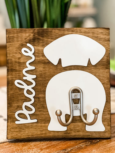 Personalized Dog Leash Holder