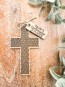 Cane/Rattan Cross Favor