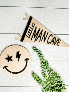 Little Man Cave Pennant