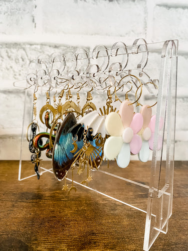 Miniature Clothing Rack for Earrings