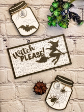 Load image into Gallery viewer, Halloween Signs and Mason Jars