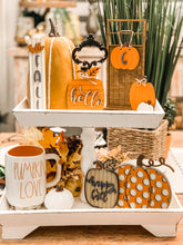 Load image into Gallery viewer, 6 inch Patterned Decorative Pumpkins