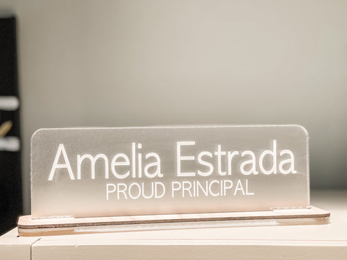Personalized Desk/Name Plate