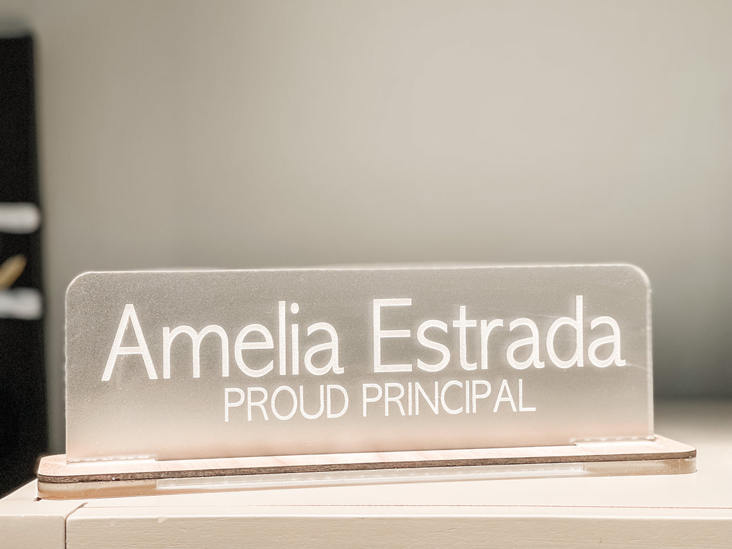 Personalized Desk/Name Plate