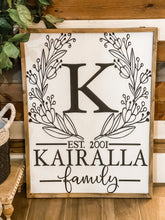 Load image into Gallery viewer, Family Sign