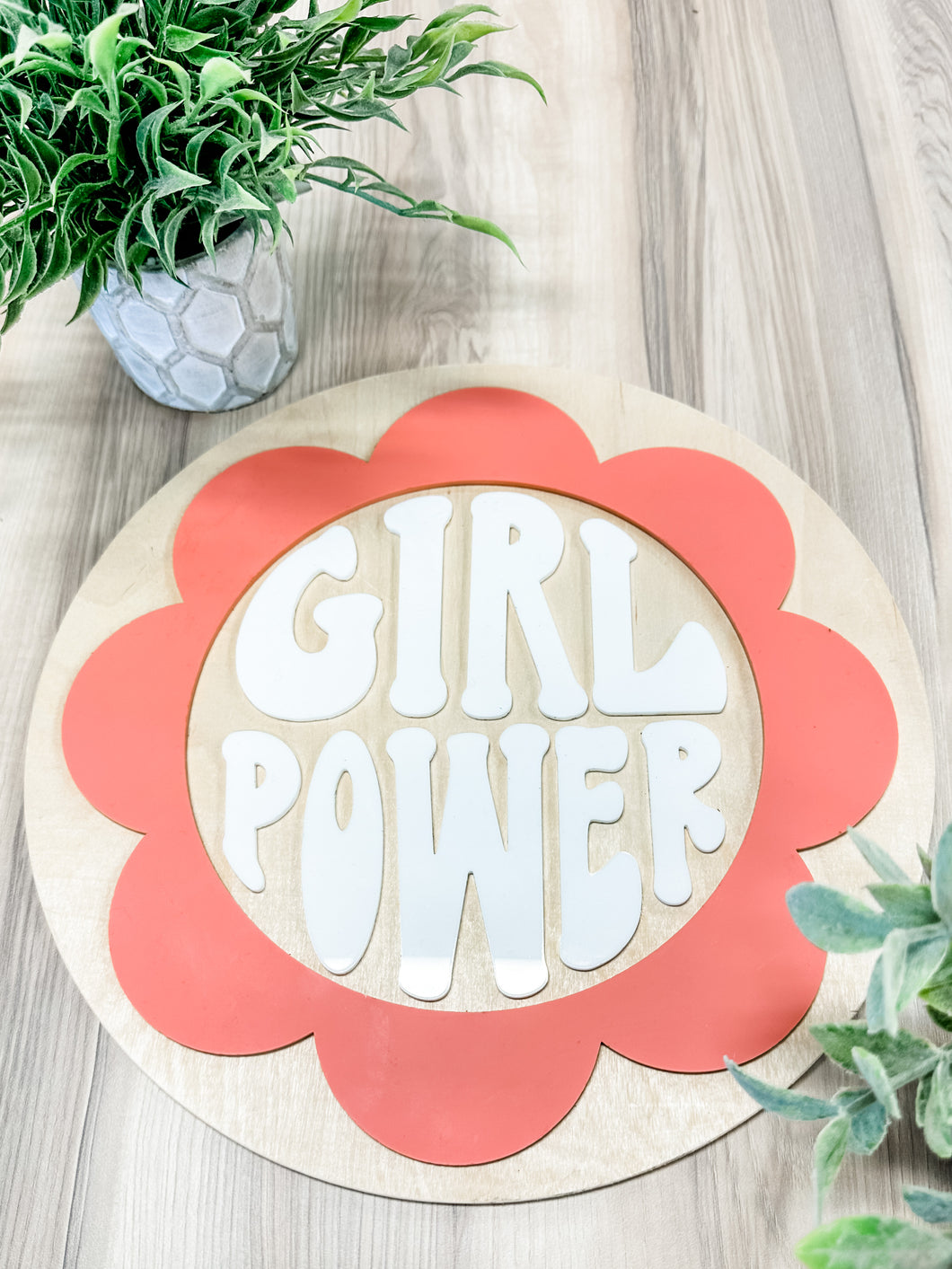 Retro GIRL POWER sign