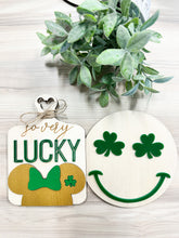 Load image into Gallery viewer, St. Patrick&#39;s Mouse inspired Faux Cutting Board